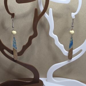 Pendant Earrings - Blue