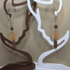 Pendant Earrings - Orange