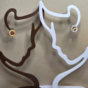 "One-thread" Button Studs - Yellow, white, red