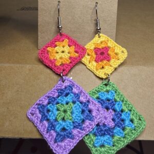 Multicolor Grannies - Small and Large Square